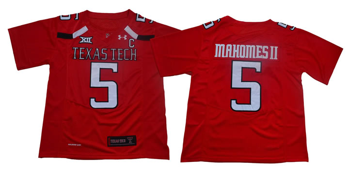 Texas Tech Red Raiders 5 Patrick Mahomes Red With C Patch College Football Jersey,We sell and wholesale Texas Tech Red Raiders 5 Patrick Mahomes Red With C Patch College Football Jersey on line form chian!